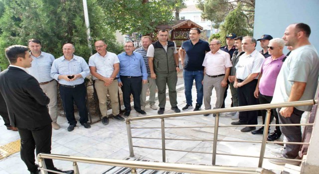 Kaymakam Çelik Manyasa veda etti