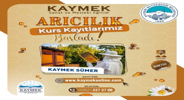 KAYMEKin Arıcılık Kursu Kayıtları Başladı