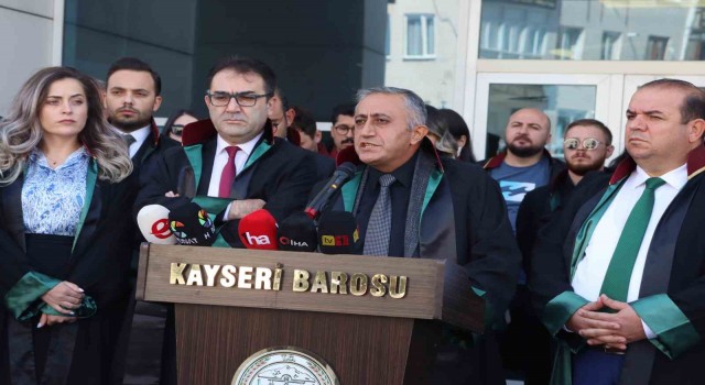 Kayseri Barosundan avukatlara yönelik saldırılara tepki