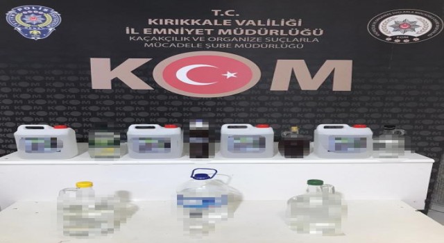 Kırıkkalede kaçak sigara ve alkol operasyonu: 4 gözaltı