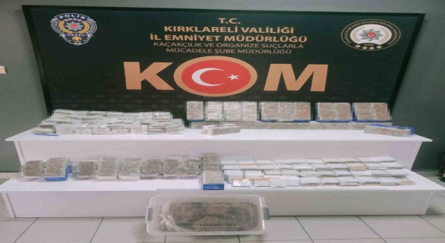 Kırklarelinde kaçak sigara operasyonu