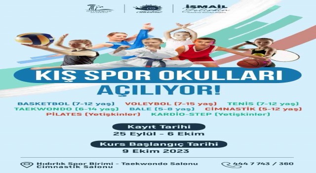 Kış Spor Okuluna kayıtlar başladı