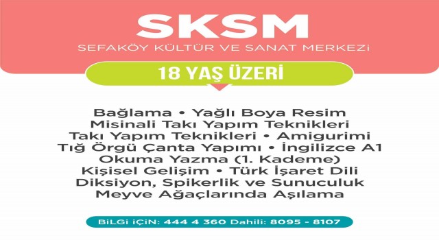 Küçükçekmece Belediyesi Eğitim Akademisi yeni dönem kayıtları başladı