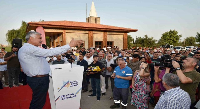 Küçükoba Mezarlığı Camisinin açılışı yapıldı