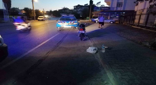 Manavgatta motosiklet kazası: 1 yaralı