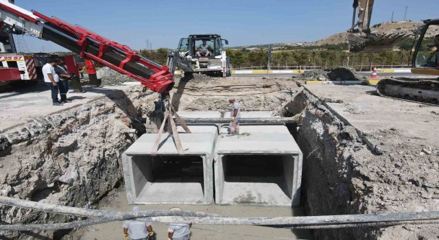 Menfez sistemi ile su tahliyesi Kütahya OSBde hayata geçiriliyor