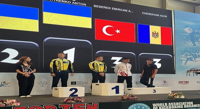 Meram Belediyesporlu Emircan Avrupa 3.sü oldu