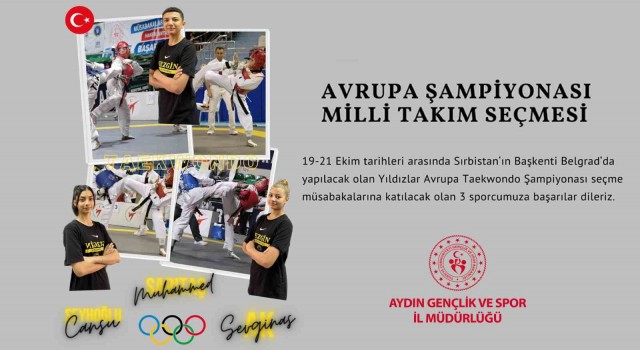 Milli takım seçmelerine Aydından 3 isim