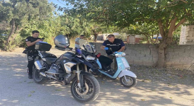 Motosikletli Yunus timlerinin dikkati hırsızların hayallerini suya düşürdü