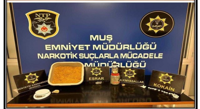 Muşta uyuşturucudan 40 kişi yakalandı
