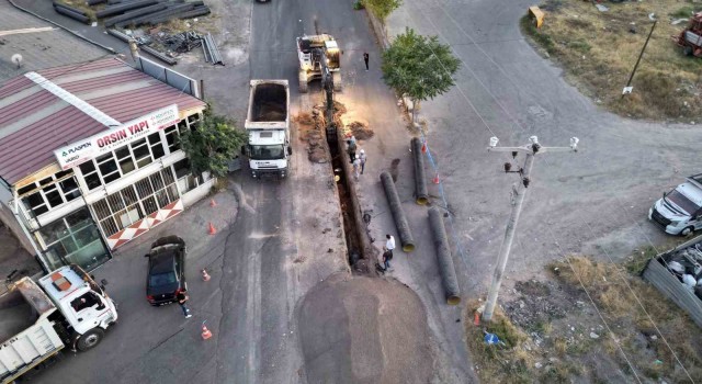 Nevşehirde altyapı yenileme çalışmaları sürüyor