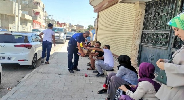 Nusaybinde bursluluk sınavına geç kalanların imdadına zabıta ekipleri yetişti