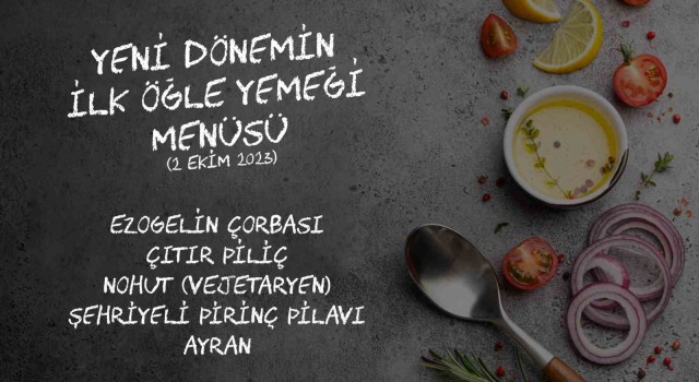 Öğrenciler yeni akademik yılın ilk menüsünü belirledi
