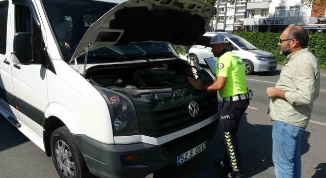 Orduda okul servislerine sıkı denetim