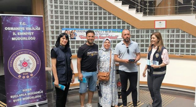 Osmaniye Emniyeti, öğrencilere siber güvenlik eğitimi verdi