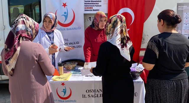 Osmaniye'de Alzheimer Farkındalık Etkinliği