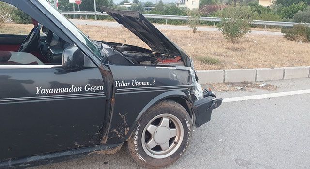 Osmaniye'de otomobille kamyonet çarpıştı: 1 yaralı