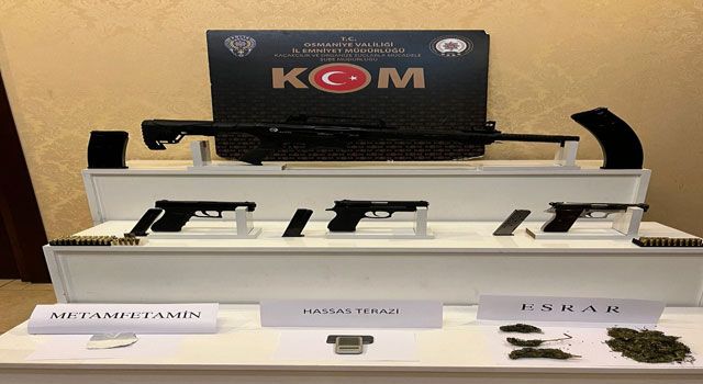 Osmaniye'de silah kaçakçılığı operasyonu: 4 gözaltı