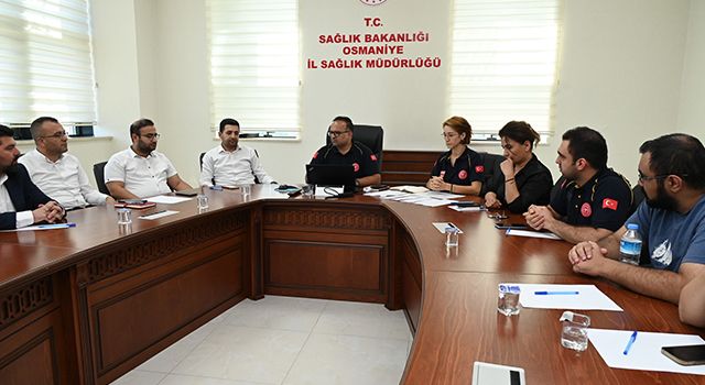 Osmaniye'de Vaka İnceleme ve Değerlendirme Toplantısı