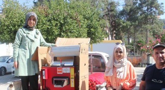Osmaniye'de yoksul hanelere salça makinesi dağıtımı başladı