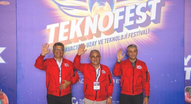Rektör Kızıltoprak, DPÜnün Teknofest standında