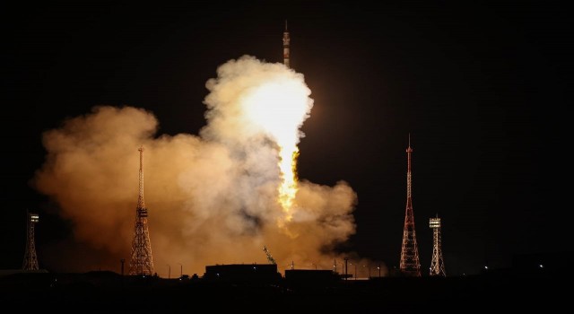 Rusyanın Soyuz MS-24 uzay aracı Kazakistandan fırlatıldı