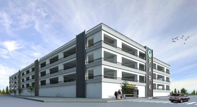 Sağlık kampüsüne katlı otoparkla etkili çözüm: 530 araç kapasiteli olacak
