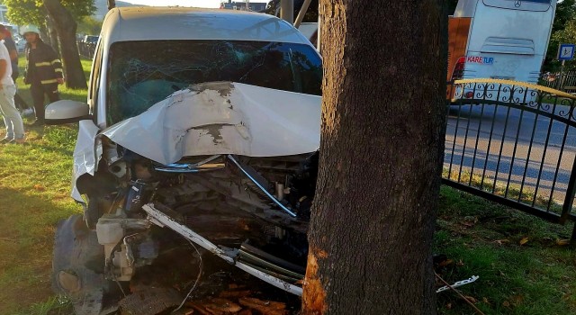 Samsunda trafik kazası: 1 ölü, 1 yaralı
