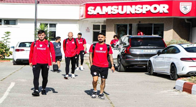 Samsunsporun, Antalya kafilesinde 5 futbolcu yer almadı