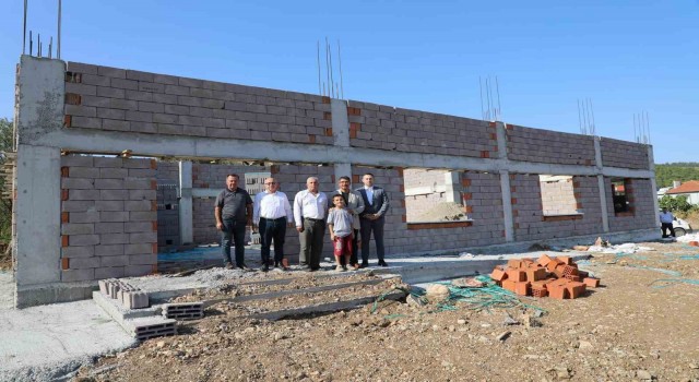 Şehzadelerde çok amaçlı salon inşaatı yükseliyor
