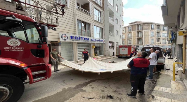 Sinir krizi geçiren kadın korku dolu anlar yaşattı