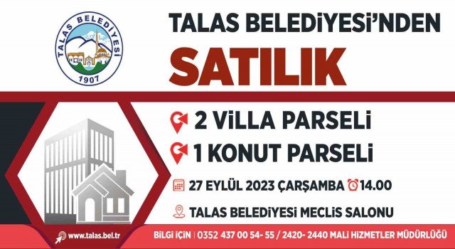 Talasta yeni yatırım fırsatında geri sayım