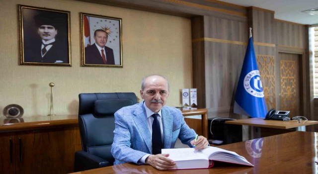 TBMM Başkanı Prof. Dr. Kurtulmuştan Rektör Savaşa ziyaret