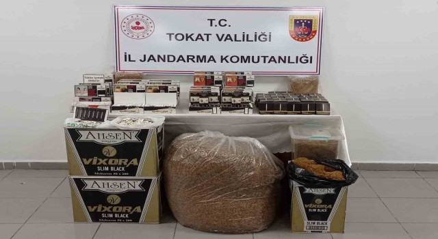 Tokatta binlerce adet doldurulmuş makaron ele geçirildi