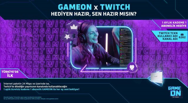 Türk Telekom GAMEONdan önde gelen yayın platformuyla yeni iş birliği