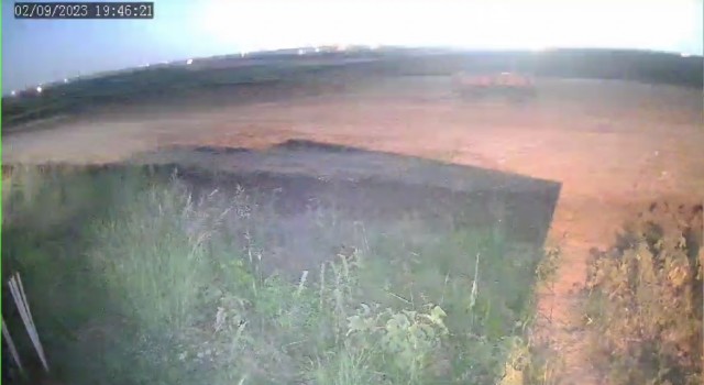 Türkiyenin birçok noktasında görülen göktaşı, Diyarbakır semalarında böyle görüntülendi