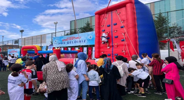 Tuzla Spor Festivalinde çocuklar doyasıya eğlendi