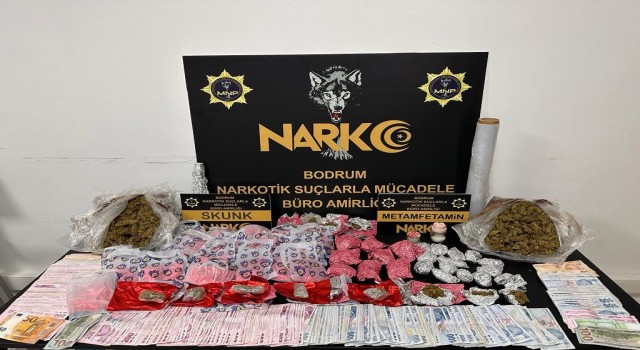 Uyuşturucuyu kamp alanına gömmüşler