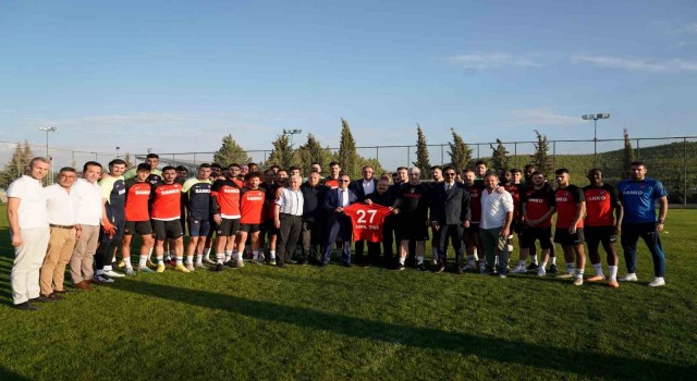 Vali Çeberden, Gaziantep FKya moral ziyareti