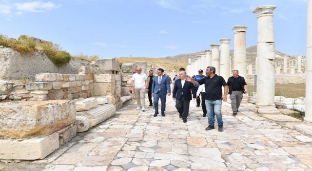 Vali Coşkun ilçe ziyaretlerine Sarayköy ve Buldandan başladı