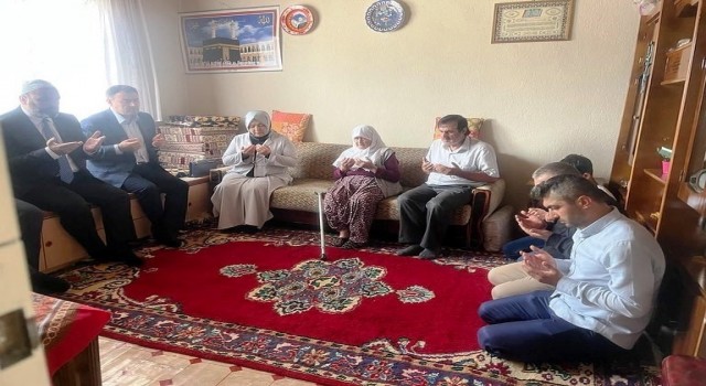 Vali Işından şehit Orman İşletme Şefi Murat Yıldırımın ailesine taziye ziyareti