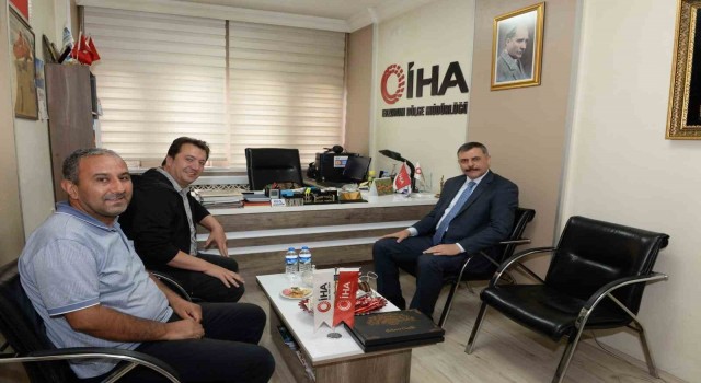 Vali Mustafa Çiftçiden İHAya ziyaret