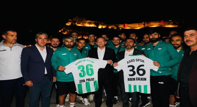 Vali Polat ve Milletvekili Çalkına 36 numaralı forma