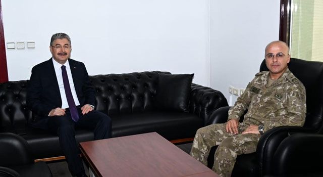 Vali Yılmaz’dan yeni Garnizon Komutanına Ziyaret