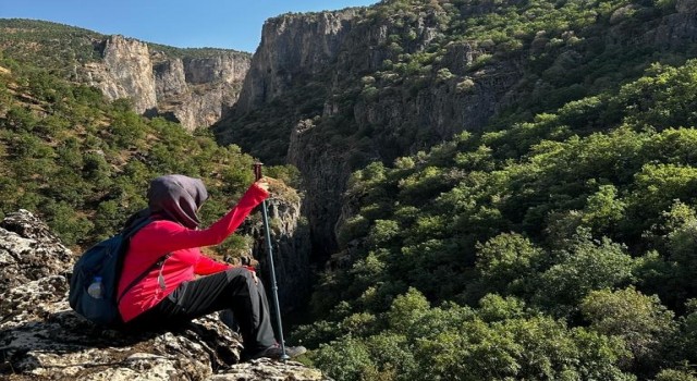 Vanlı gezginler doğayla iç içe unutulmaz bir gün yaşadı