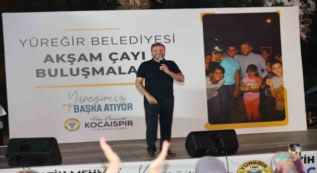 Yavuzlarda ‘akşam çayı muhabbeti