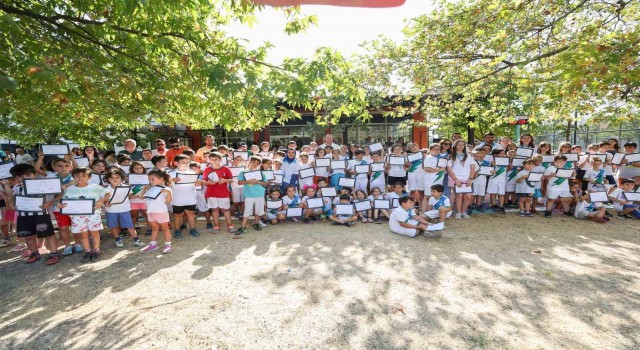 Yaz spor okulları ile tatilleri dolu dolu geçti