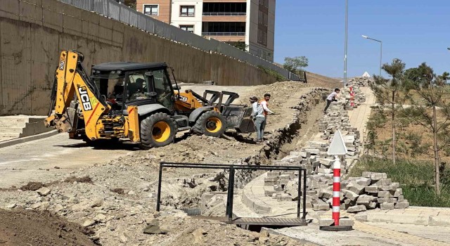 Yüksekovada doğalgaz çalışması devam ediyor