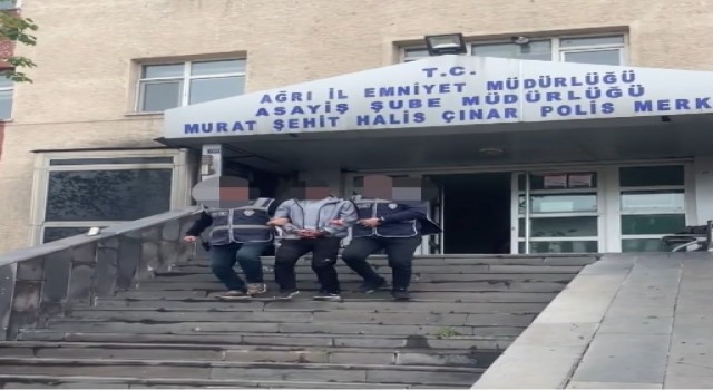 Ağrıda haklarında hapis cezası bulunan firari şahıslar yakalandı