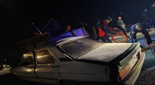 Ahlatta trafik kazası: 1 ölü, 1 yaralı
